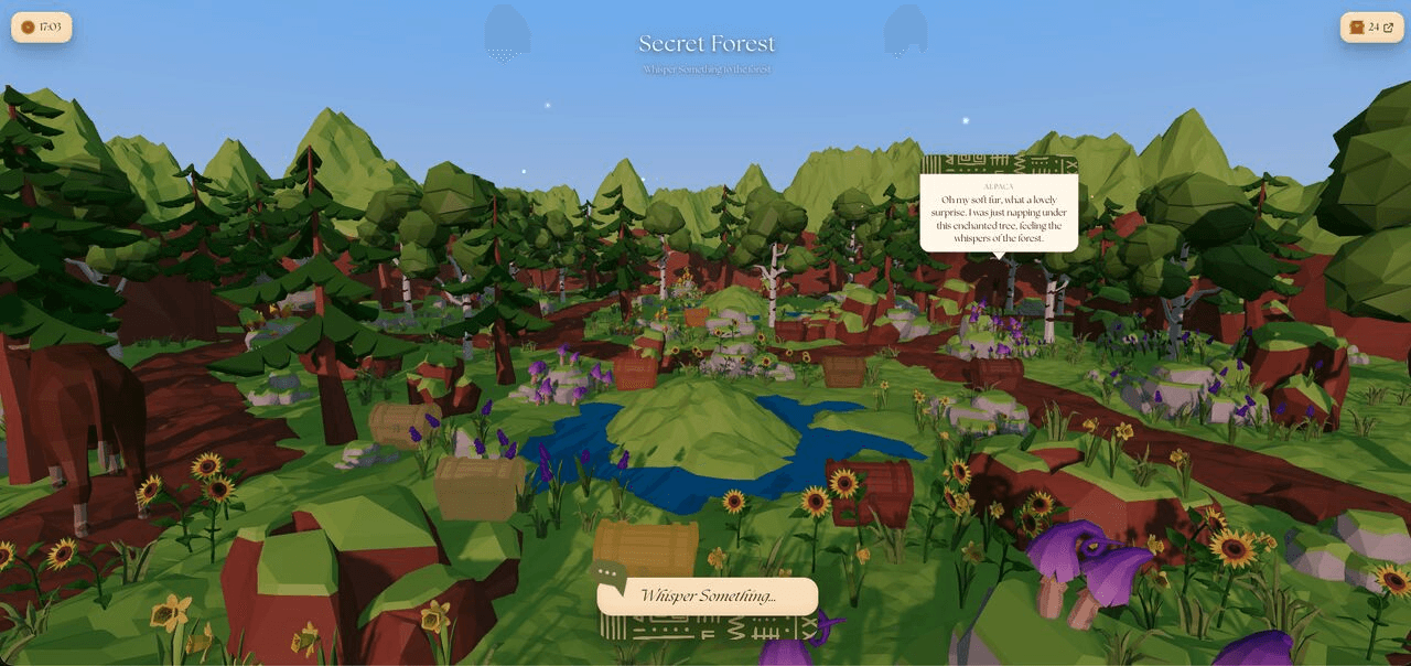 Screenshot of Secret Forest